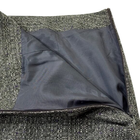 Banana Republic Flared Midi Skirt NEW Wool Tweed Medium 8/10 - Picture 6 of 9